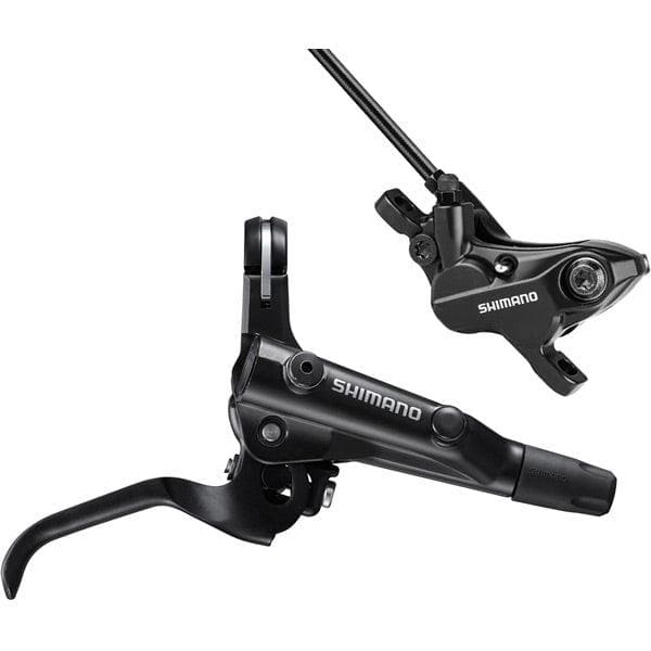 Shimano BL-MT501 MTB Bled Brake Lever & BR-MT520 4 Pot Post Mount Caliper - Front Right