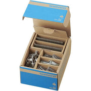 Shimano B05S-RX disc pads and spring; resin pad; steel back; box of 25