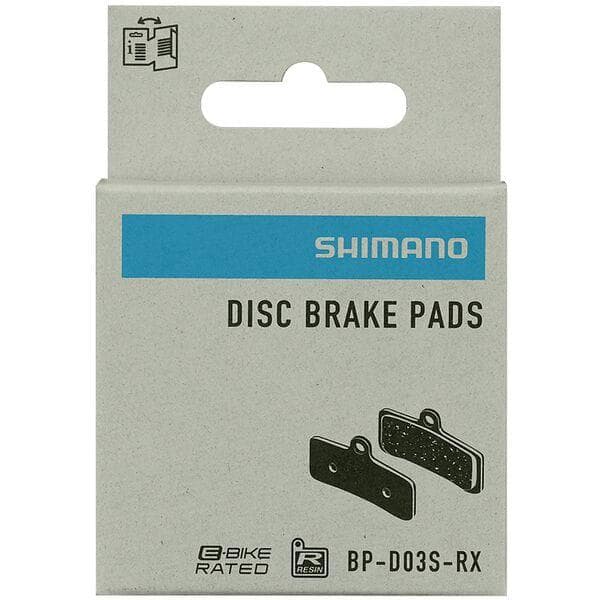Shimano Spares D03S disc pads and spring; steel back; resin