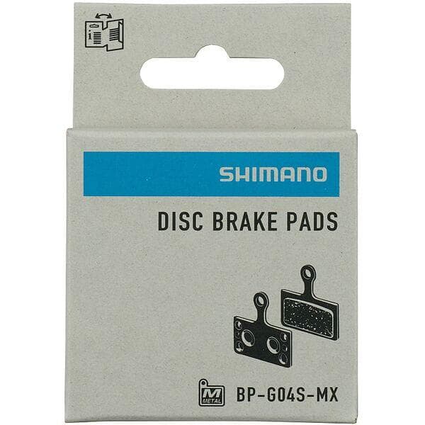 Shimano Spares G04S disc pads and spring; steel back; metal sintered