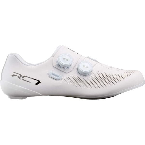 Shimano Clothing RC7 (RC703) Shoes, White, Size 45 Wide