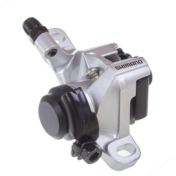 Load image into Gallery viewer, Shimano Acera BR-M375 disc brake calliper; without adapter for front or rear; silver
