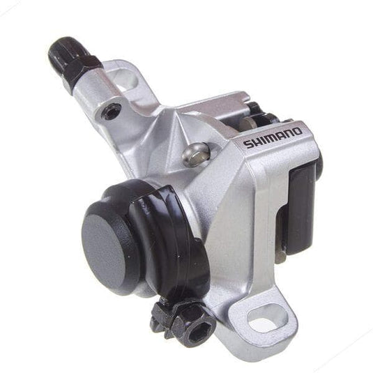 Shimano Acera BR-M375 disc brake calliper; without adapter for front or rear; silver