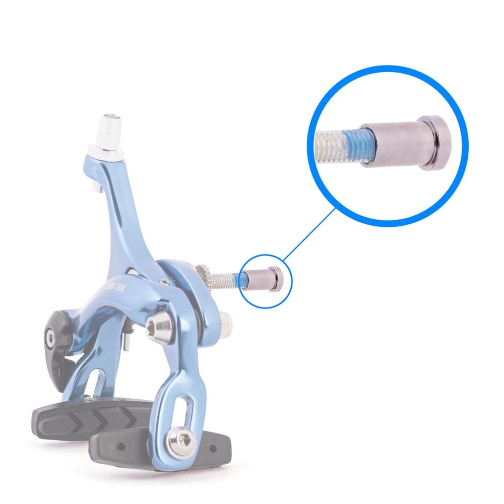 Dia-Compe Recessed Brake Nut Silver 28mm