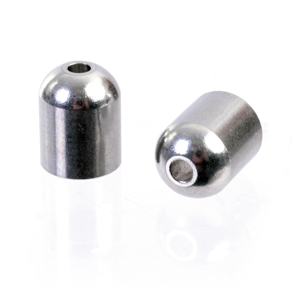Dia-Compe Alloy Lever/Cable Ferrules Silver