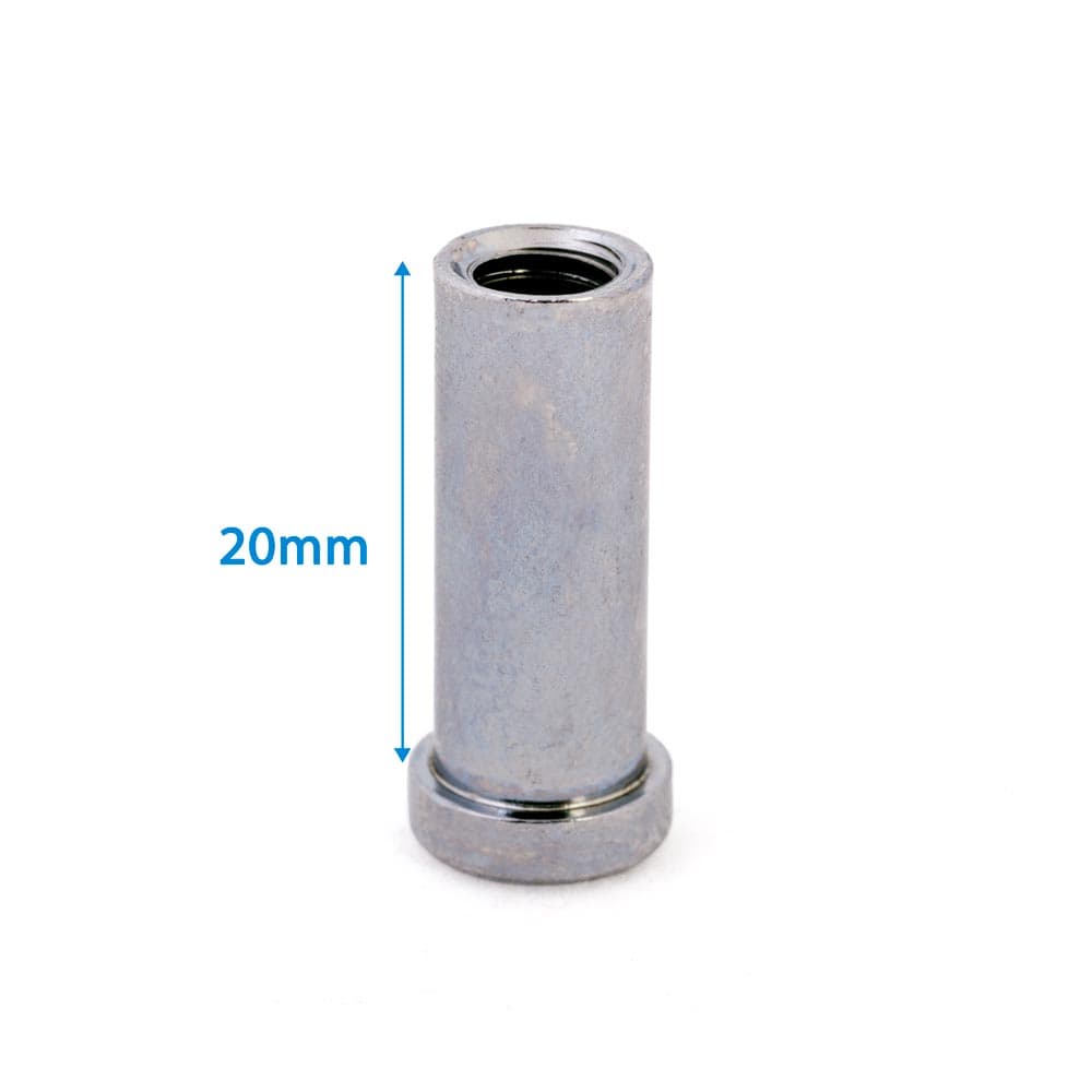Dia-Compe Recessed Brake Nut Silver 28mm