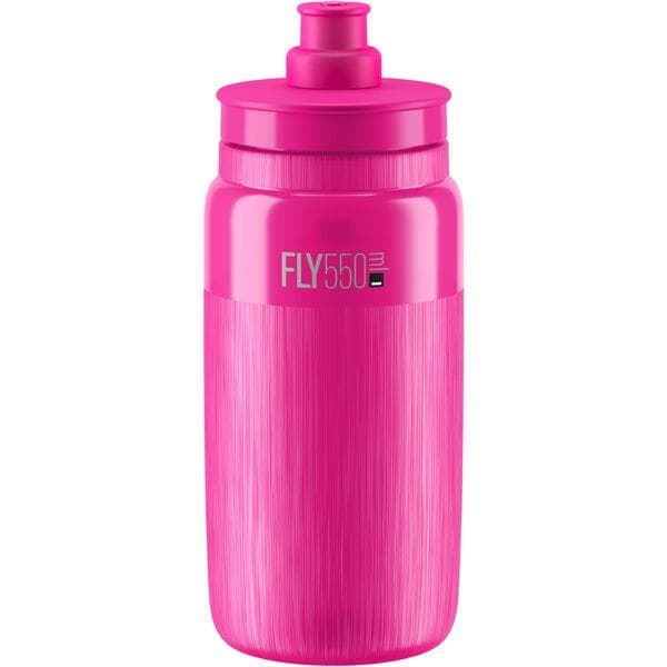 Elite Fly Tex Lightweight Cycling Sports Bottle - Pink - 550ml