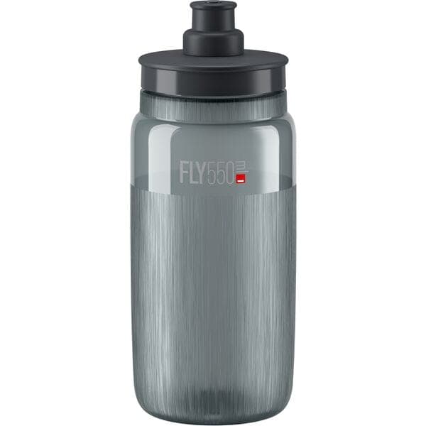 Elite Fly Tex Lightweight Cycling Sports Bottle - Smoke Grey - 550ml