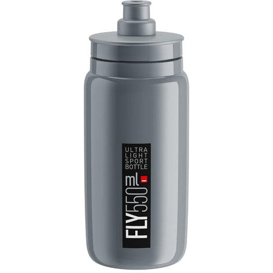 Elite Fly; grey with black logo 550 ml