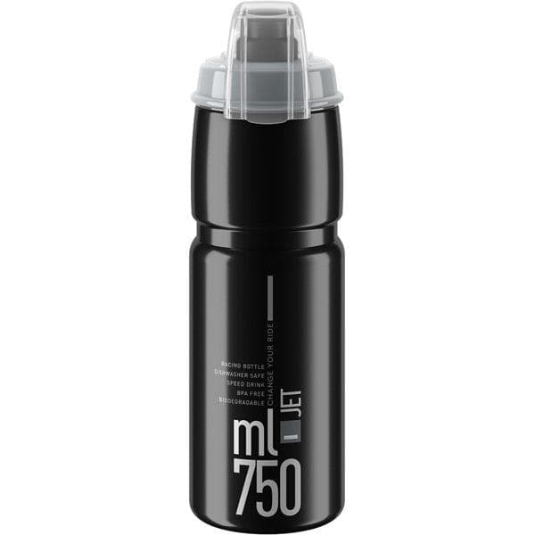 Elite Jet Biodegradable MTB; black with grey logo 750 ml