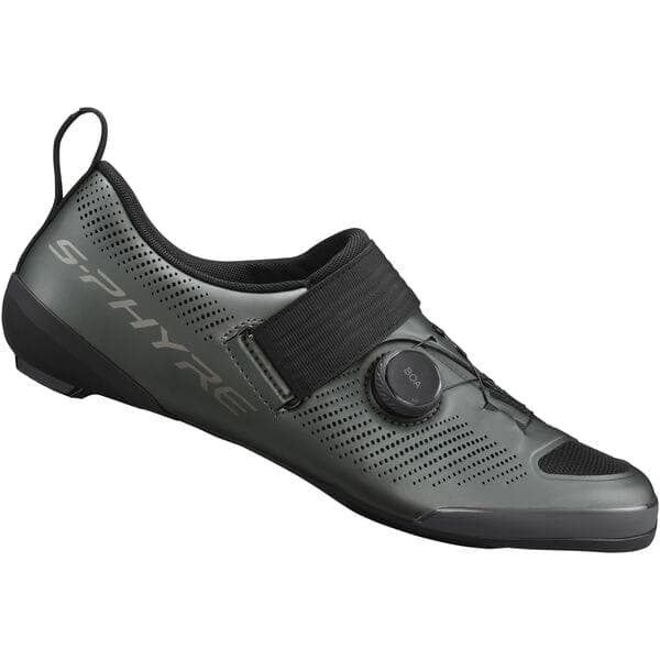 Shimano Clothing S-PHYRE TR9 (TR903) Shoes, Matt Gunmetal, Size 47
