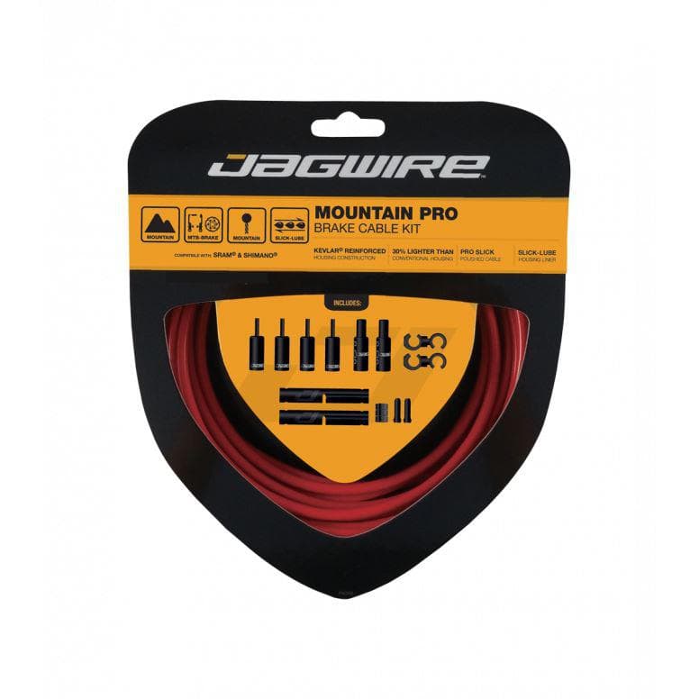 Jagwire Mountain Pro Brake Kit - Red