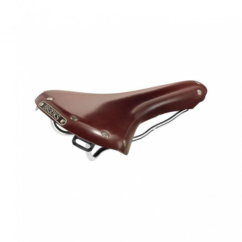 Brooks Swallow Chrome Brown Mens Road Saddle - 153mm