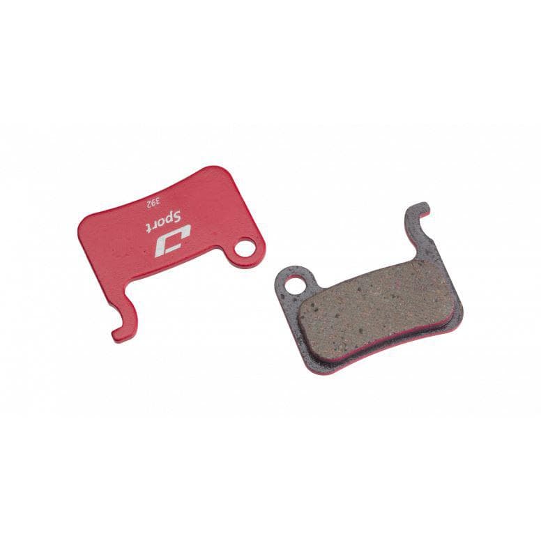 Jagwire Sport Semi-Metallic Disc Pad - Shimano MTB/TRP - Red