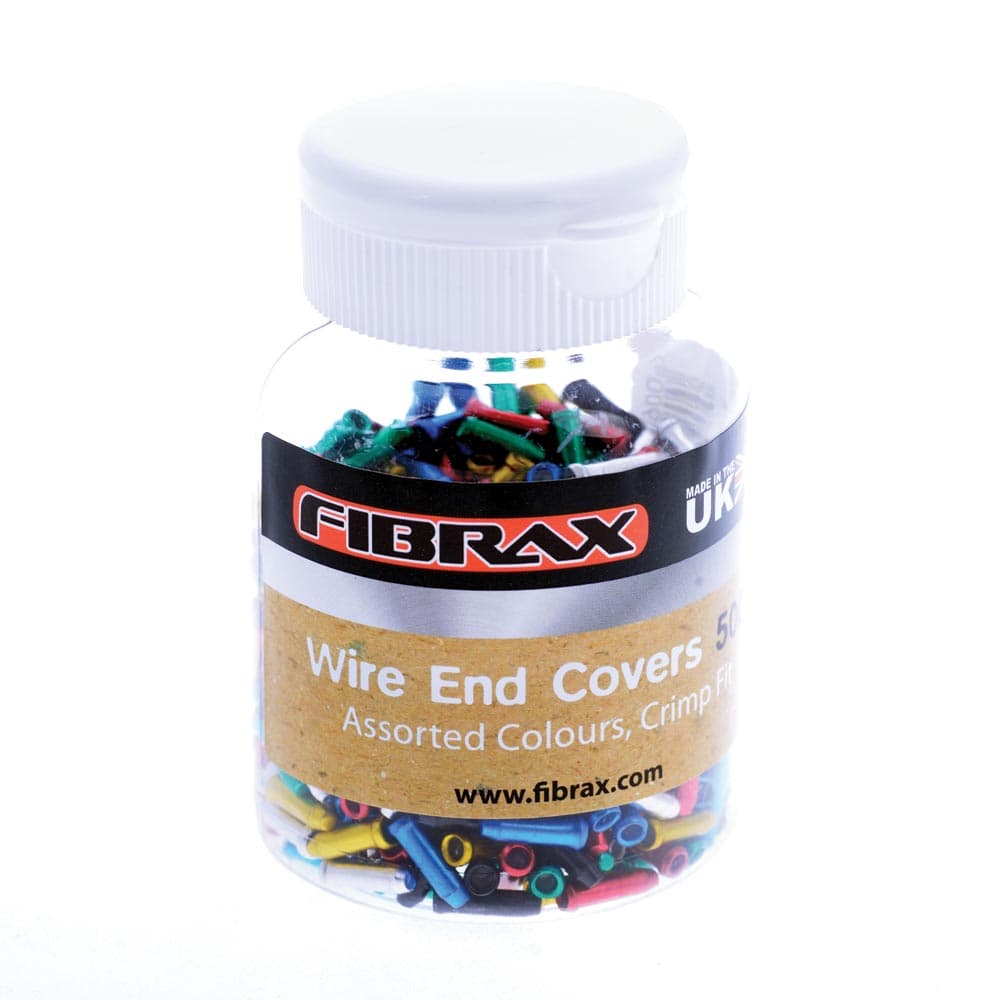 Fibrax Cable End Crimps Assorted Colours 1.8mm Pot of 500