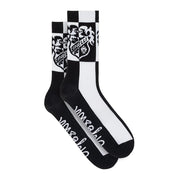 cinelli-crest-black'n'white-socks-s/m