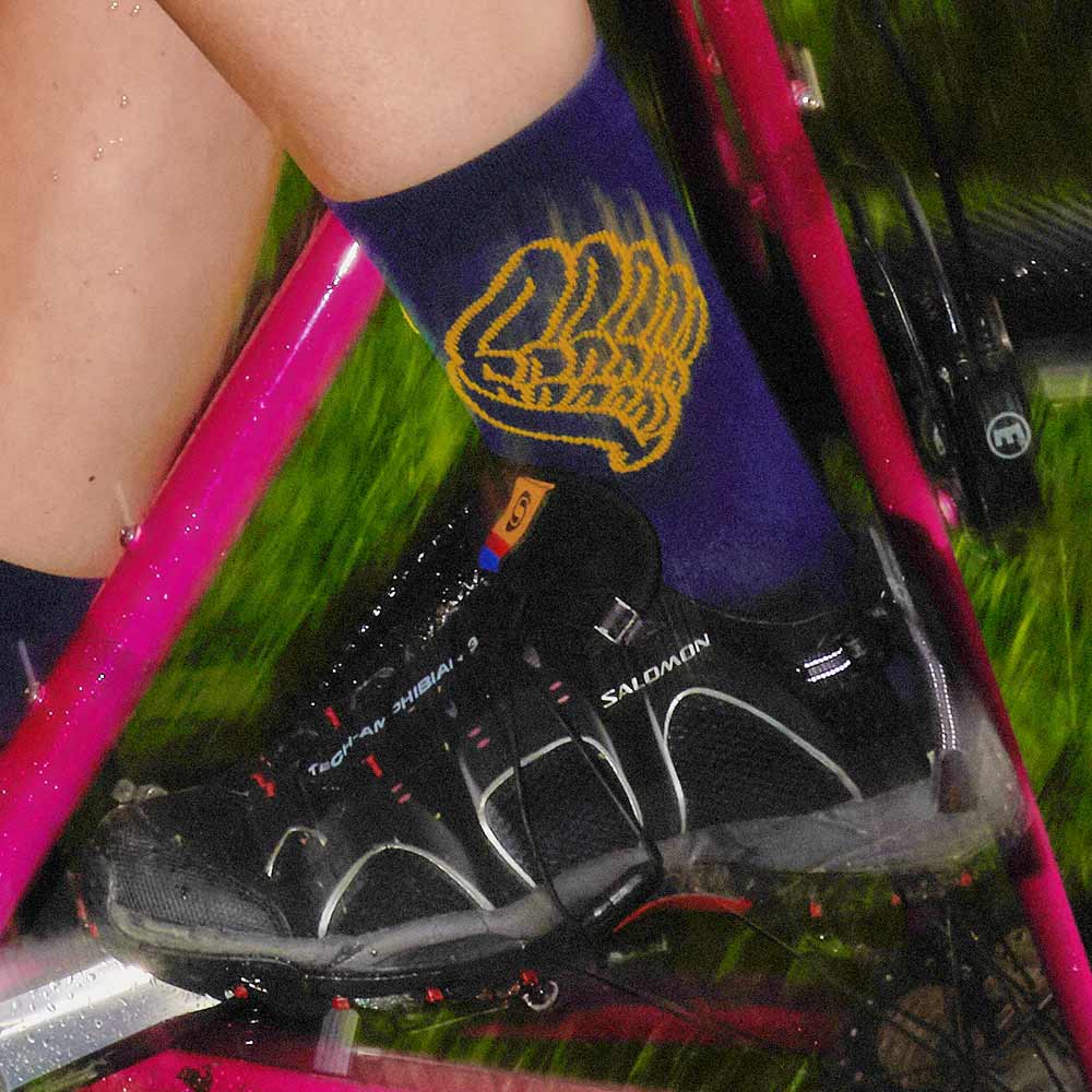 Cinelli Milano Bike Veterans Socks Blue S/M