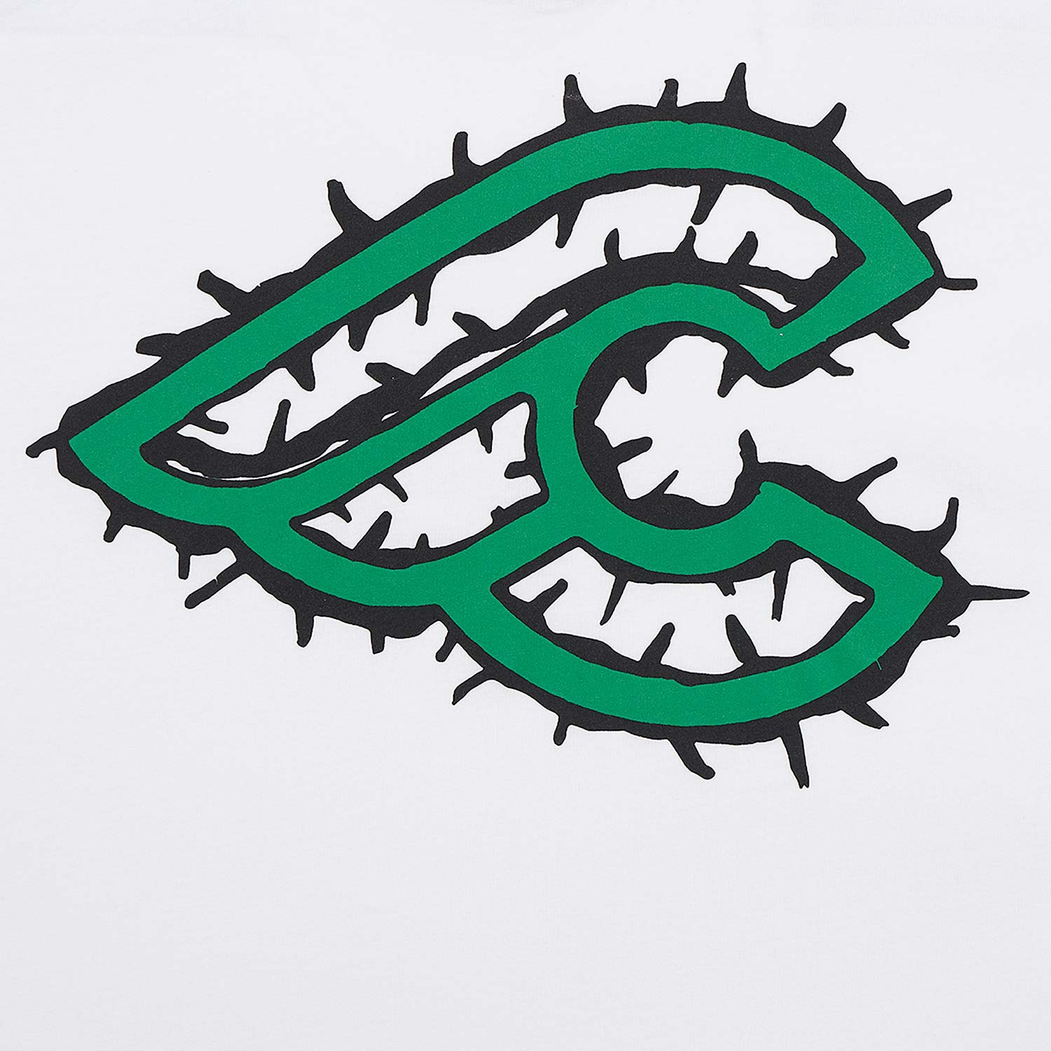 Cinelli Cactus White T-Shirt - M - White-Green