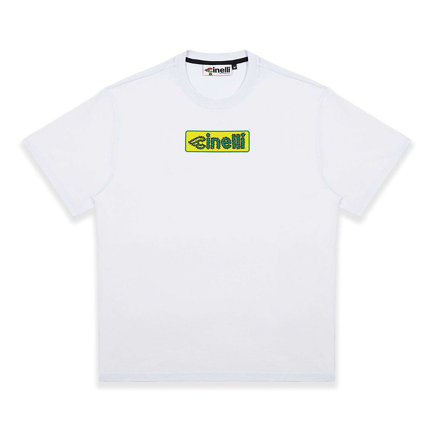 Cinelli Cactus White T-Shirt - XL - White-Green