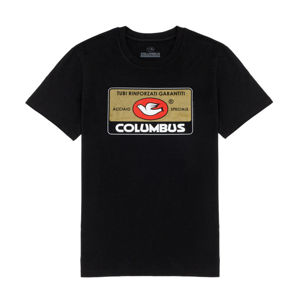 Cinelli Columbus Tag T-Shirt - XS - Black