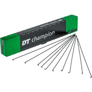 DT Swiss Champion black spokes 14g = 2mm box 500; 254 mm