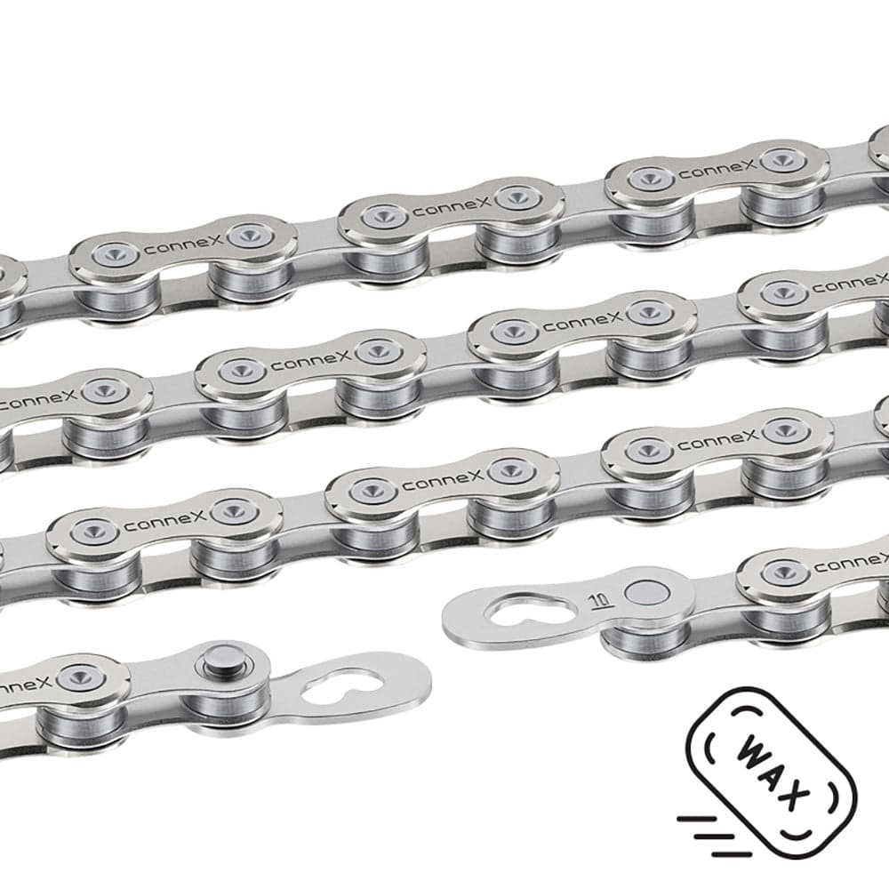 Connex 10WAX Bicycle Chain Nickel 10sp