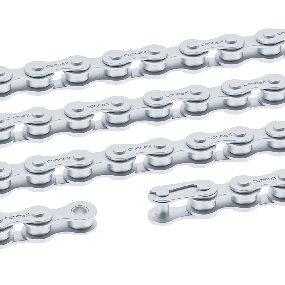 Connex 1Z1 Galvanised 1/8Ó Bicycle Chain Silver 1/8"
