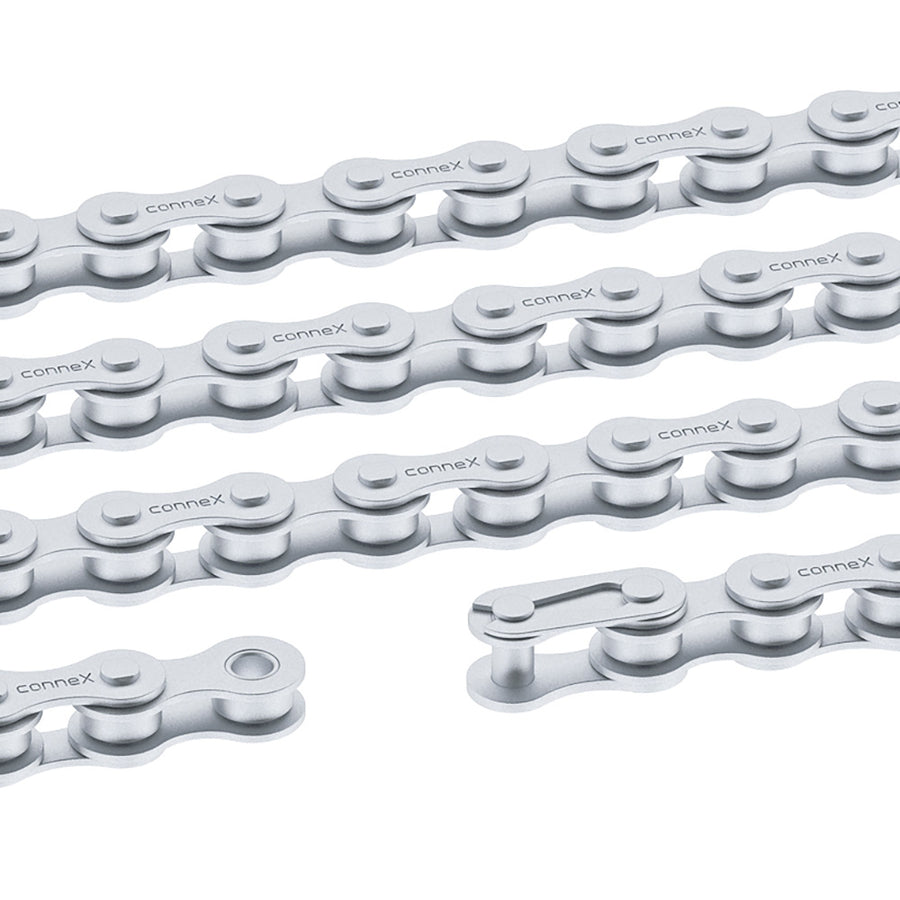 Connex 1Z1 Galvanised 1/8Ó Bicycle Chain Silver 1/8"