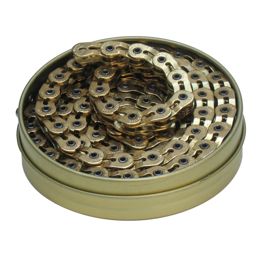 Gusset Components Bling Slink Chain Gold 1/8"