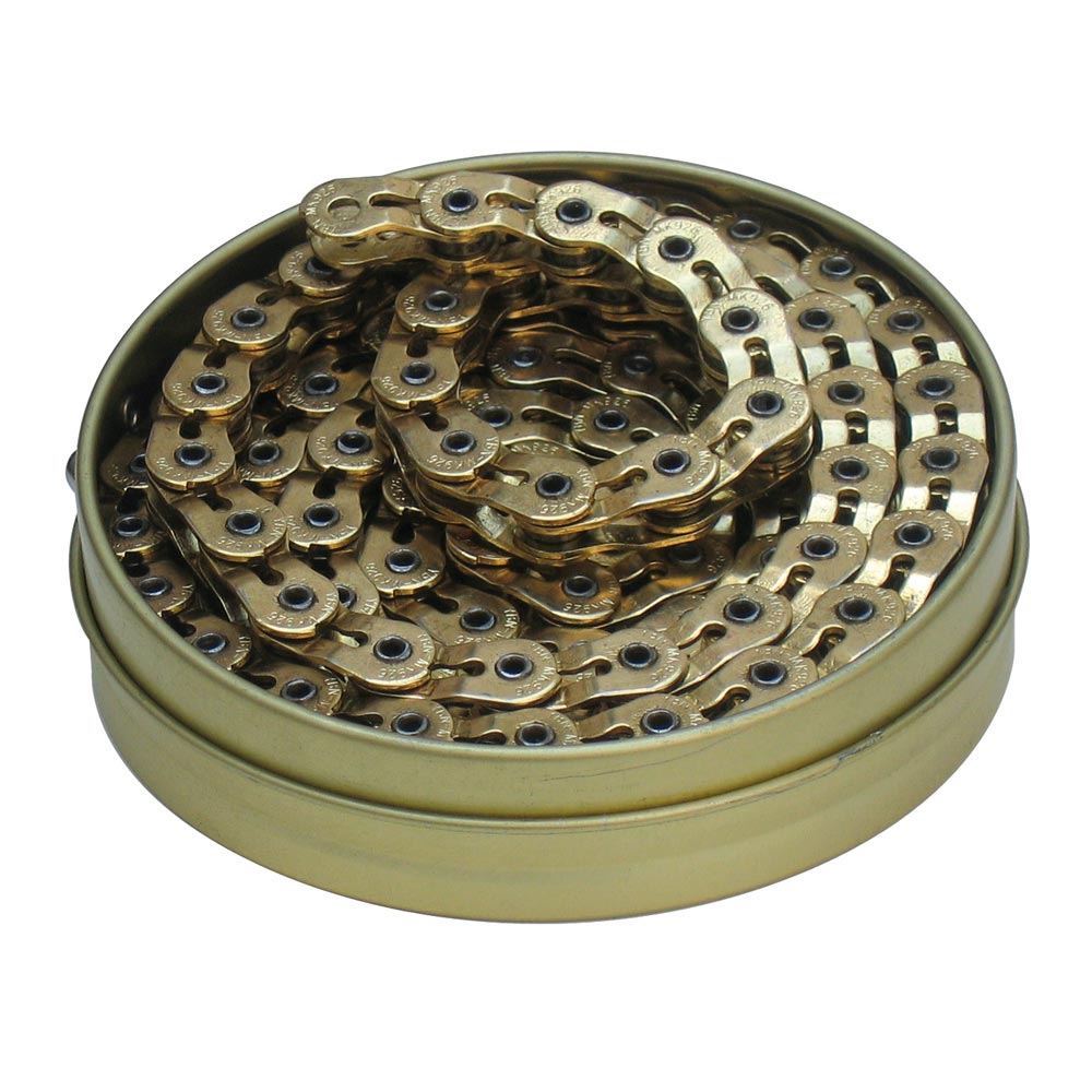 Gusset Components Bling Slink Chain Gold 1/8"