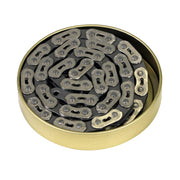 Gusset Components MX Chain  Chrome/Grey 1/8"