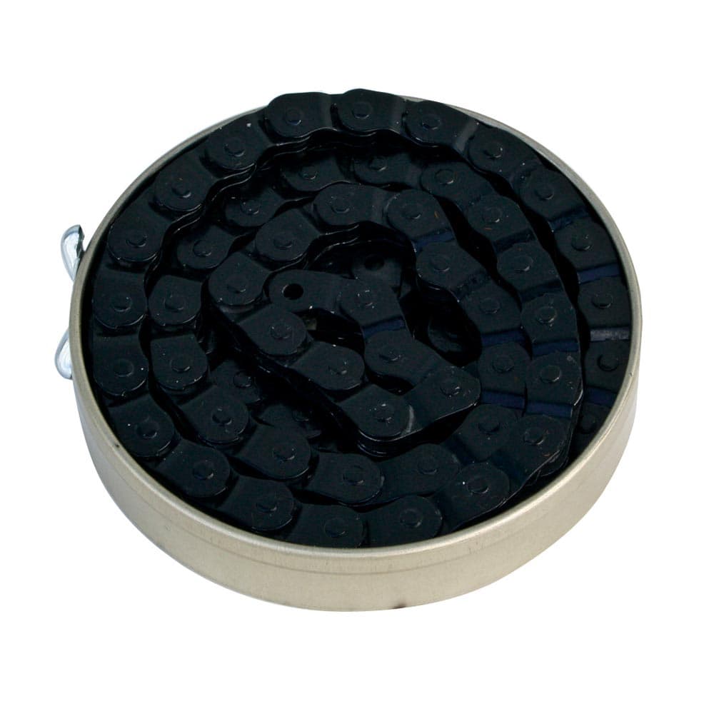 Gusset Components Coloured Slink Chain Black 3/32"