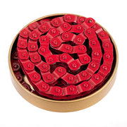 Gusset Components Coloured Slink Chain Red 1/8"
