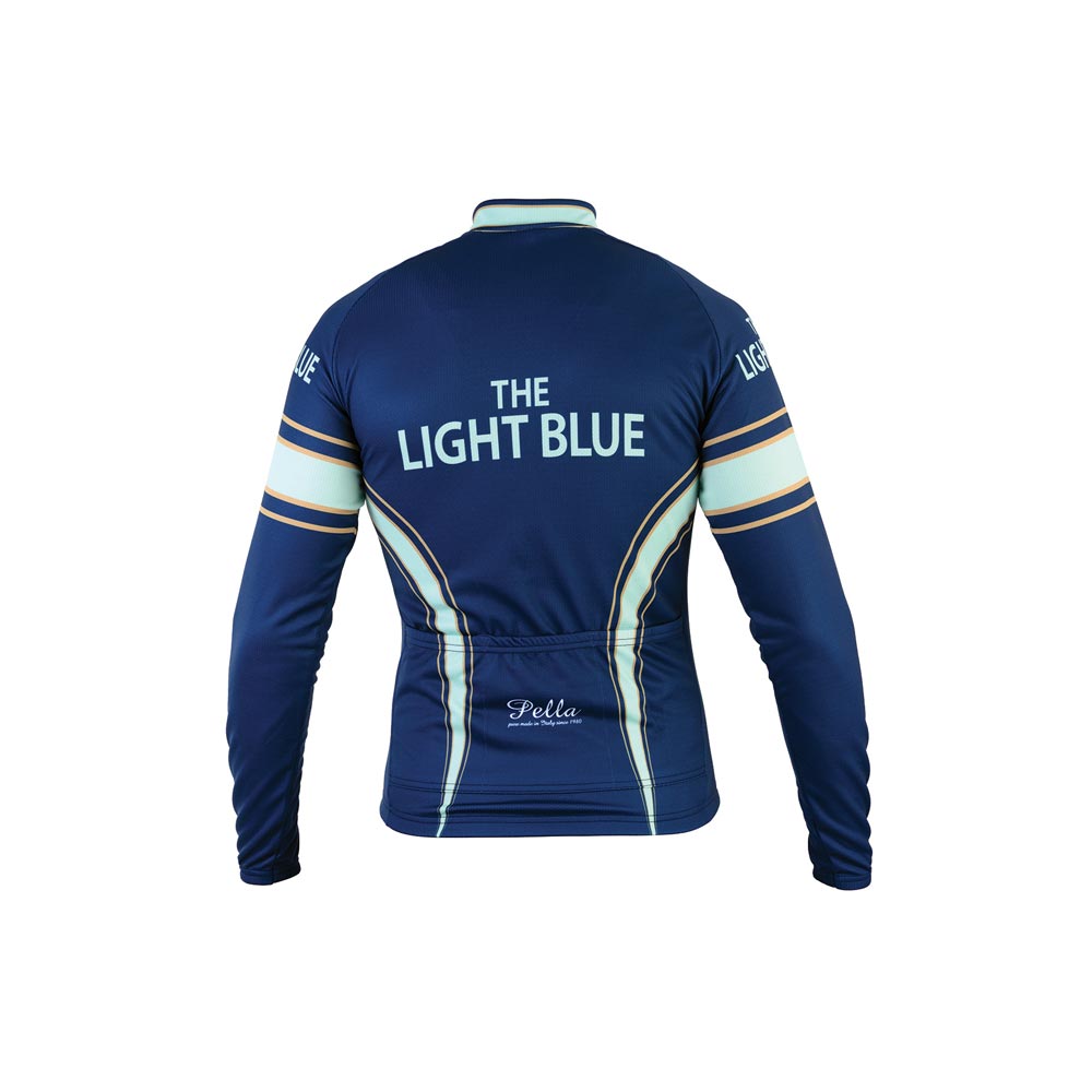Light Blue Sport Nuovo Long Sleeve Jersey Blue Md