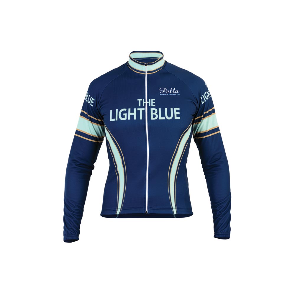 Light Blue Sport Nuovo Long Sleeve Jersey Blue Md
