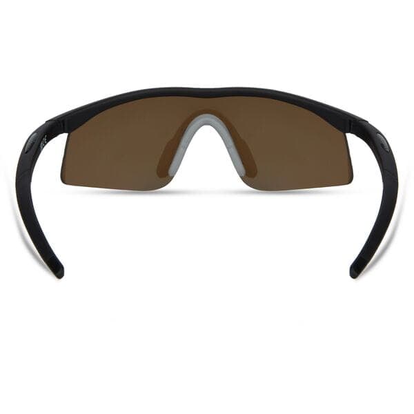 Madison D'Arcs compact glasses 3-lens pack - matt black frame / dark; amber and clear lens