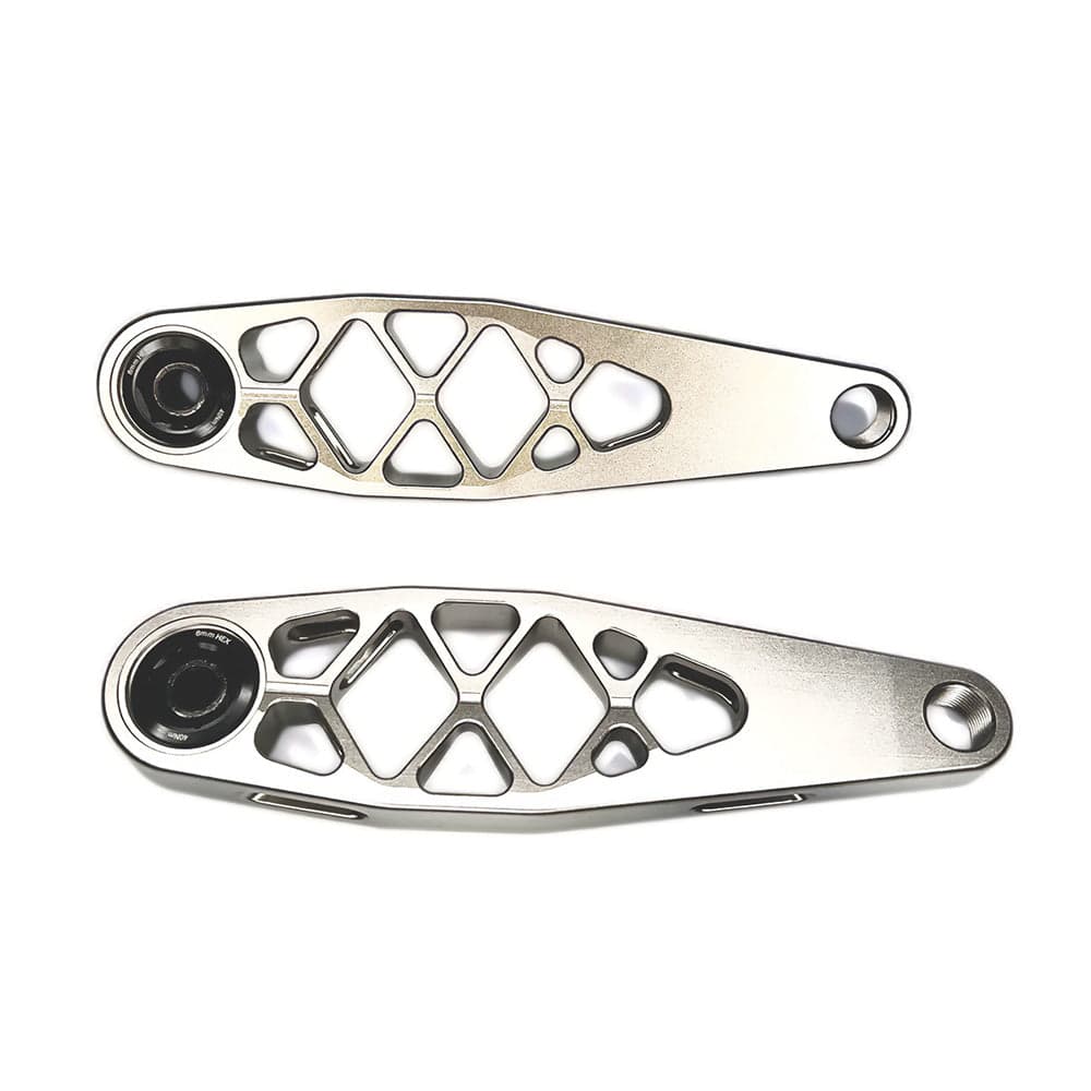 5Dev e-Bike Titanium Bosch Crankset Natural 157.5mm