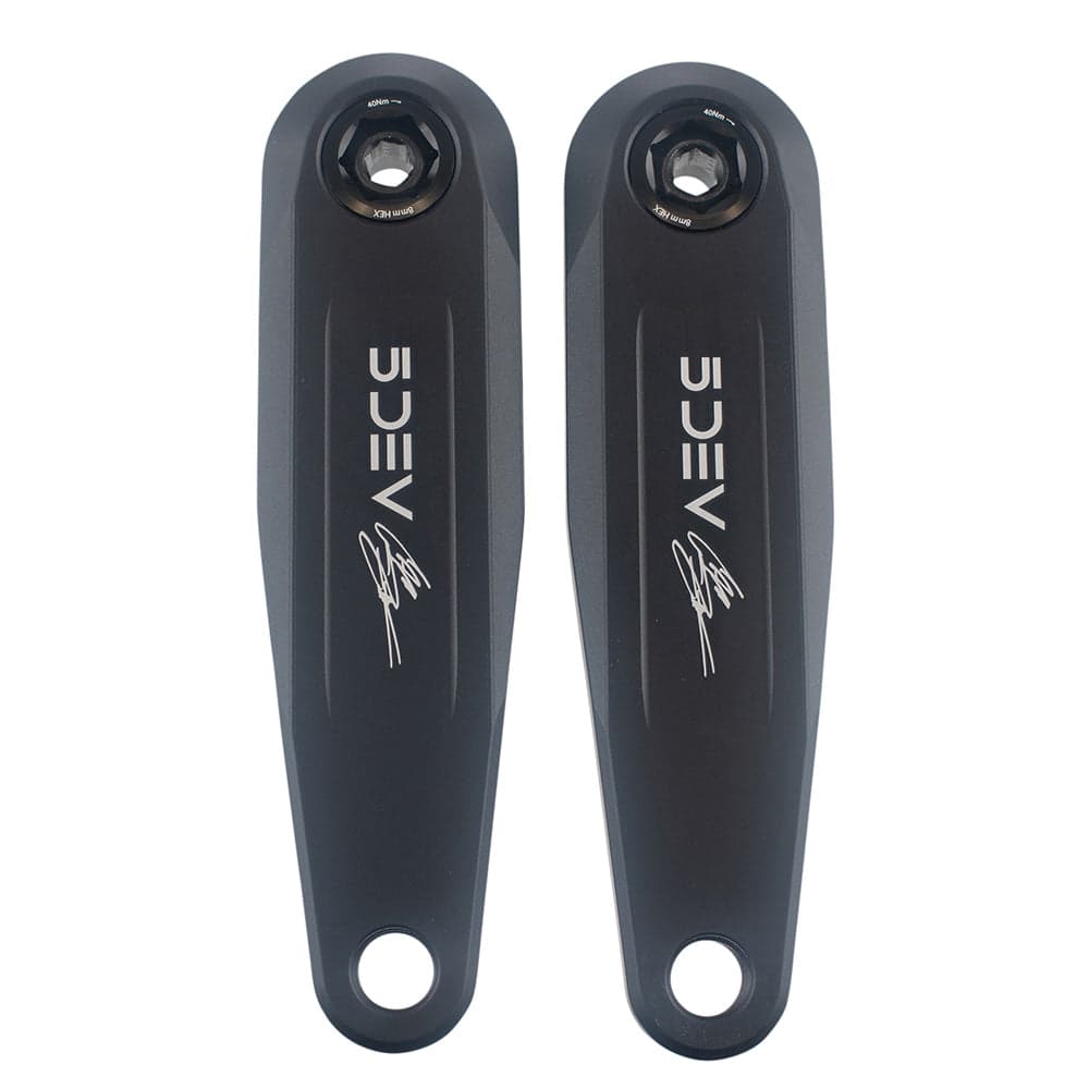 5Dev eBike Zink FR Crankset 150mm Raw Silver