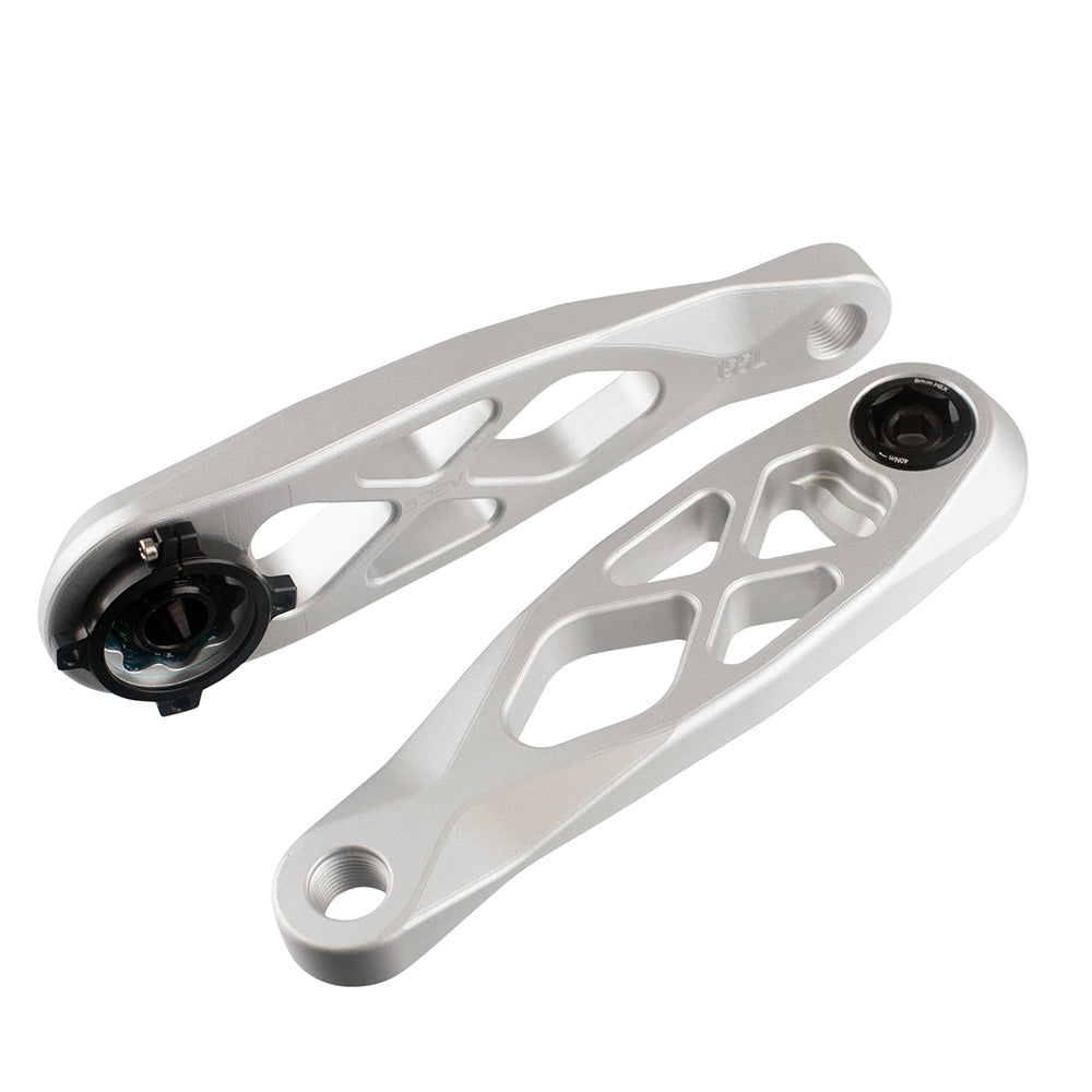 5Dev R-Spec Trail/Enduro Crank Arms 155mm Raw Silver