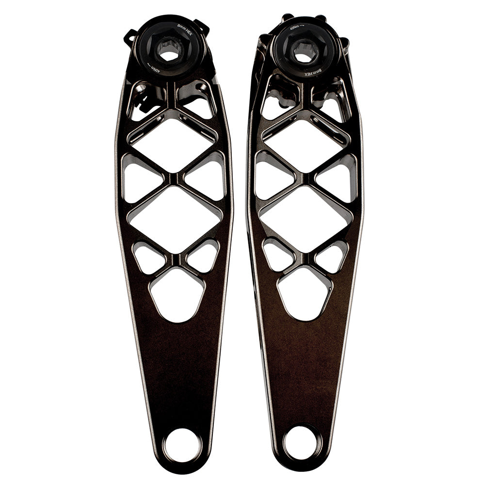 5Dev Titanium MTB Crank Arms 172.5mm Black