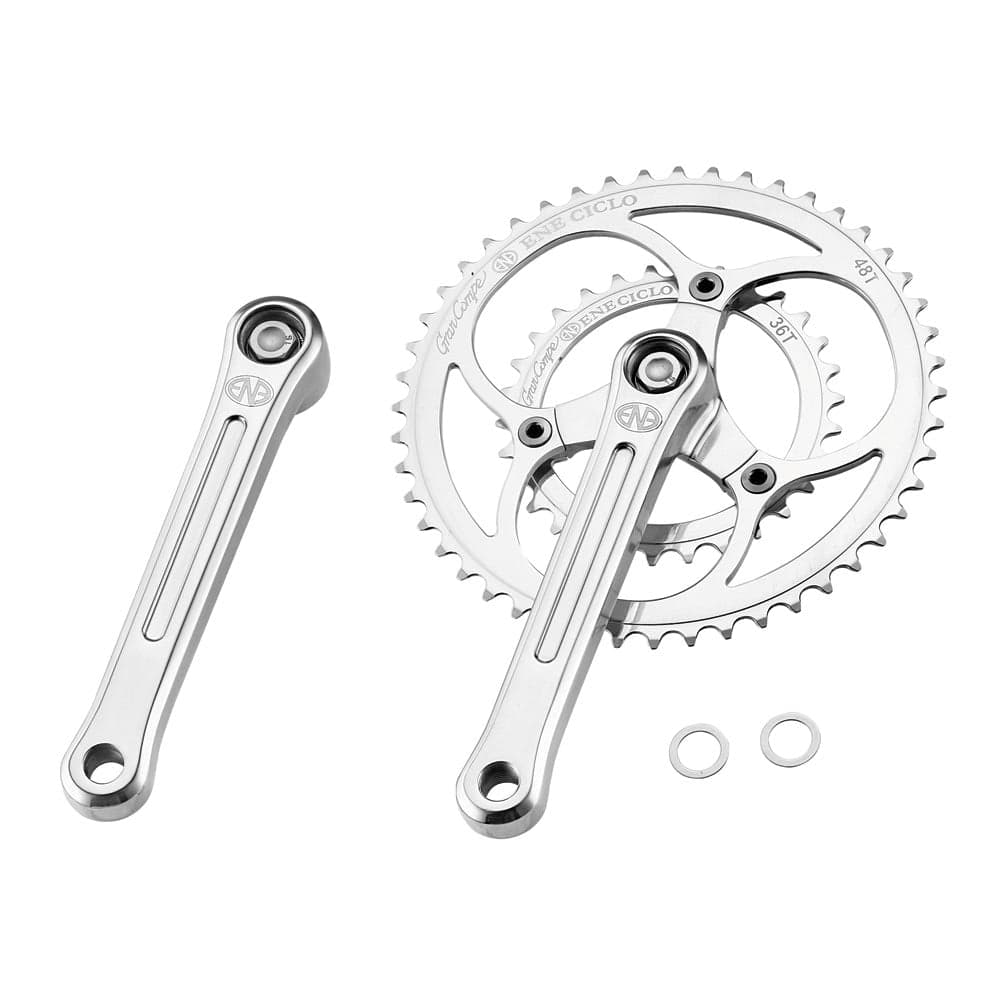 Dia-Compe ENE Ciclo Double Crankset Silver 170mm