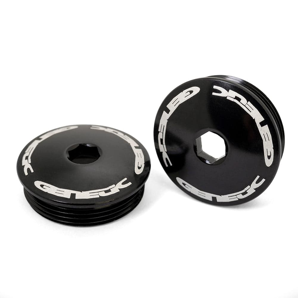Genetic Heritage Crank Caps Black 5mm