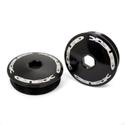 Genetic Heritage Crank Caps Black 5mm