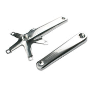 Genetic Tibia Track Cranks Silver 165mm