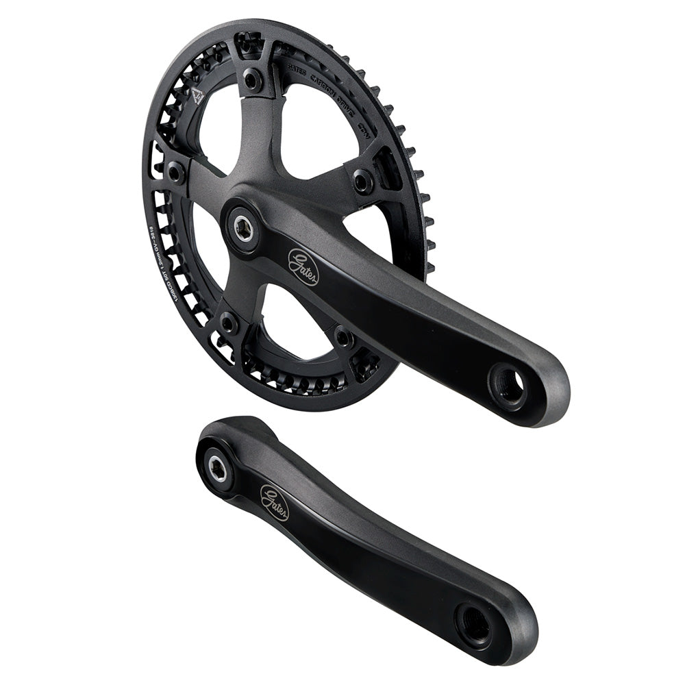 Gates Carbon Drive CDN S250 Crank Set - with Chain Guard Black 175mm