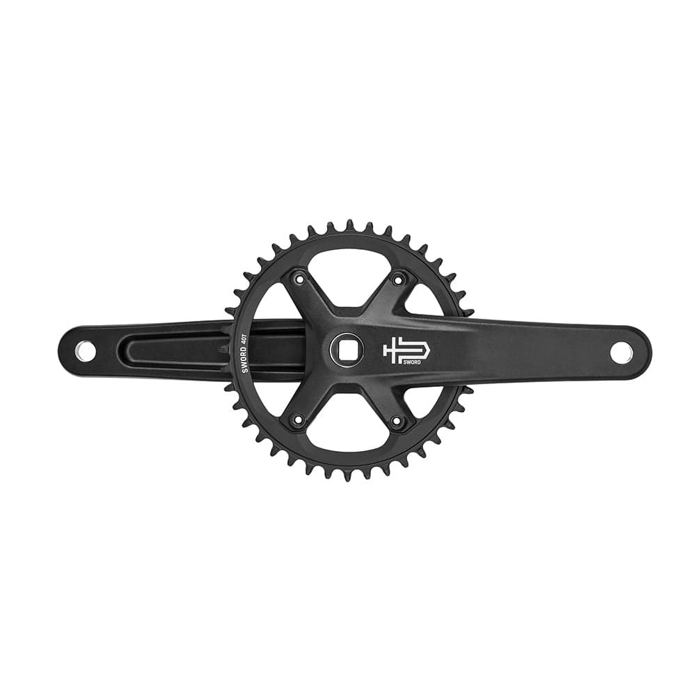 MicroSHIFT Sword Black 1x Crankset Black 175mm