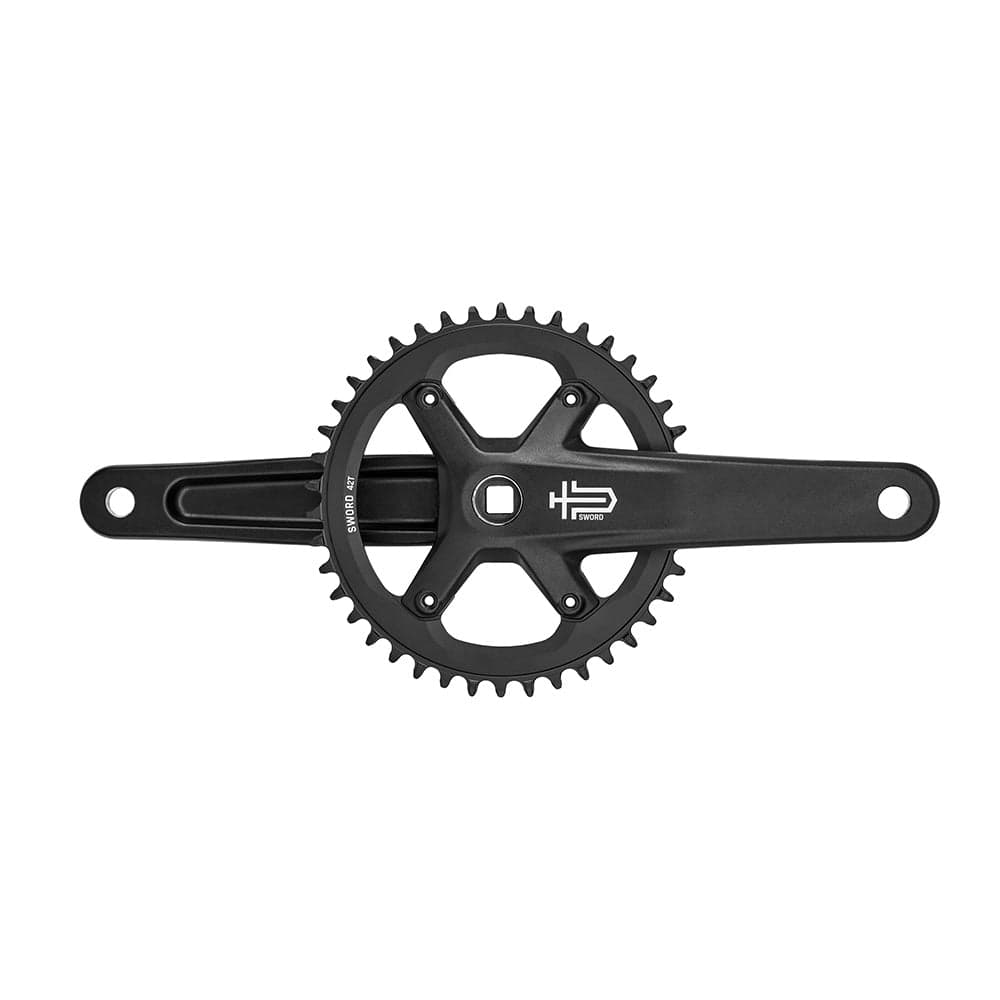 MicroSHIFT Sword Black 1x Crankset Black 172.5mm