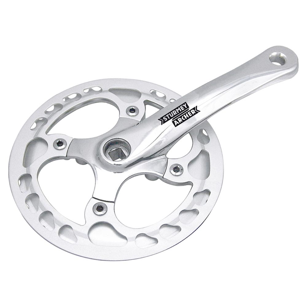 Sturmey Archer FCS74 Single Speed Crank Silver 170mm