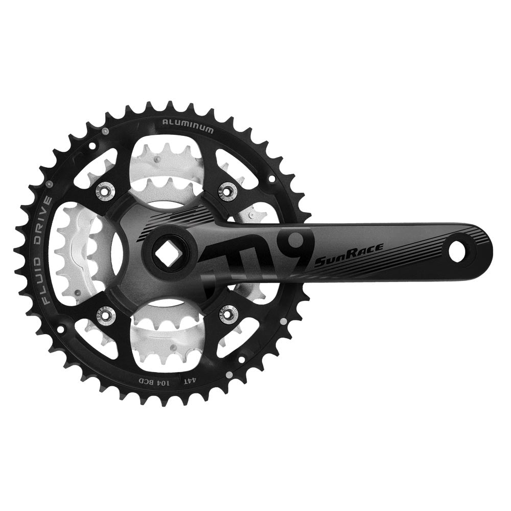SunRace M914 Chainset Black 175mm