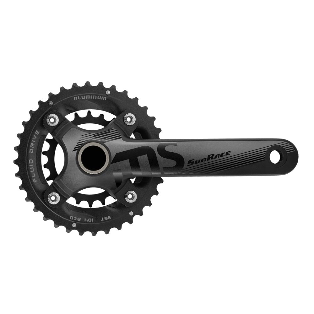 SunRace S66 Chainset Black 175mm